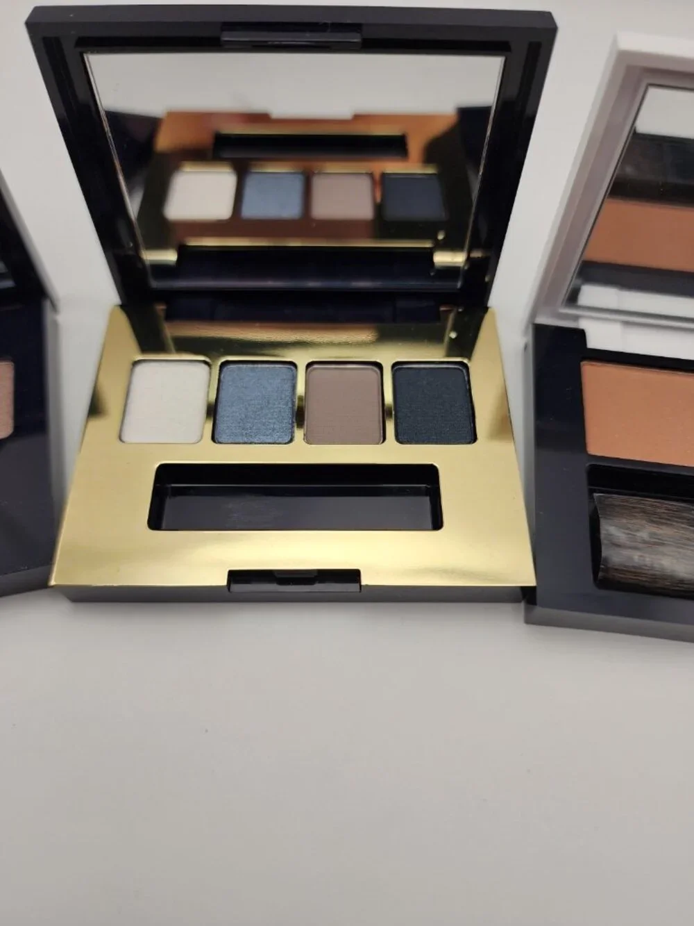 Estee Lauder Eyeshadow Palette and Bronzer Lot of 3 Travel Size New